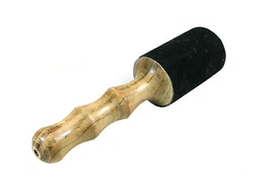 TIBET KLANGSCHALE KLÖPPEL schwarz  4,5 cm NEPAL MC21S - Bild 1 von 1
