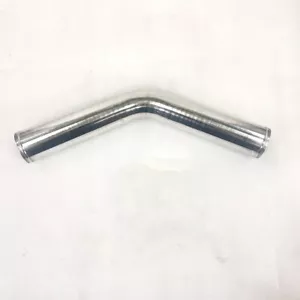 EMUSA 3.0'' O.D. 45 Degree Polished Aluminum Piping 76MM Intercooler Universal - Picture 1 of 5
