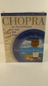 The Wisdom Within Deepak Chopra M.D. Book and Interactive CD-Rom Win 95 3.1 /Mac - Picture 1 of 12