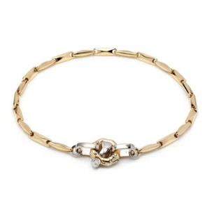 BARAKA Men's BR214721GILU210002 Ritmika Collection Gold Diamonds Bracelet - Picture 1 of 1