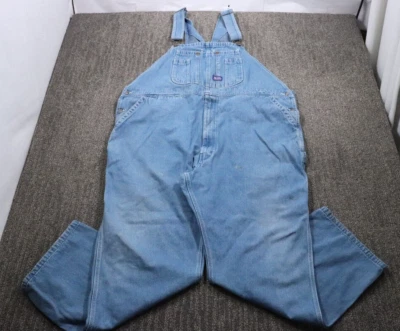 Mono con tirantes Big Smith de mezclilla de colección para hombre 50x30 ropa de trabajo grunge bolsillo de carpintero Foto 1 de 4