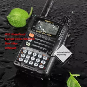 YAESU VX-6R Dual Band Walkie-Talkies Handheld Wasserfest Walkie-Talkies Outdoor - Bild 1 von 10