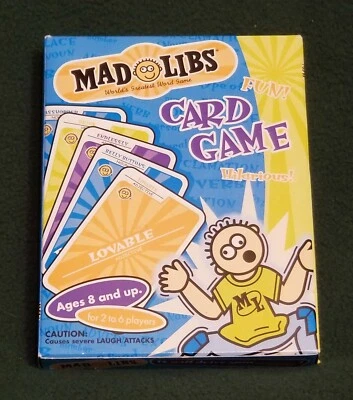 Mad Libs Card Game Penguin Putnam Games Family Fun Night 2-6 players ages 8 & up - Image 1 of 4