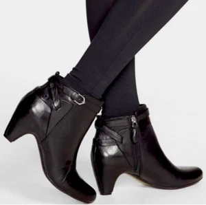 Sam Edelman stivaletto donna Maddox morbido nero pelle zip caviglia misura 7,5 - Foto 1 di 12