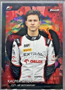 2024 Topps Finest Formula 1 F1 Kacper Sztuka Rare Red 2/3 #250 - Bild 1 von 2