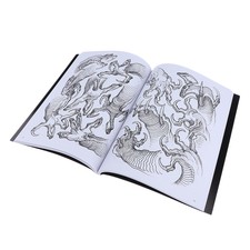 Libro di linee di schizzo del manoscritto di disegni di arte del flash del
