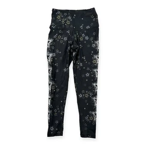 Leggings deportivos Victorias Secret para mujer pequeños yoga activos negros estrellas metálicas - Imagen 1 de 6