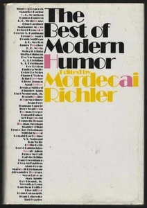 Best of Modern Humor Mordecai Richler 1983 Dust Jacket Hardcover Anthology - Imagen 1 de 1