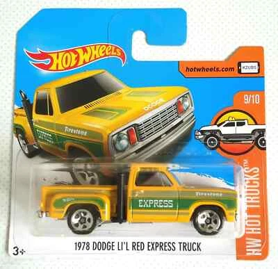 Auto Mattel Hot Wheels DTX77 - 1978 Dodge Li'L Red Express Truck - Immagine 1 di 2