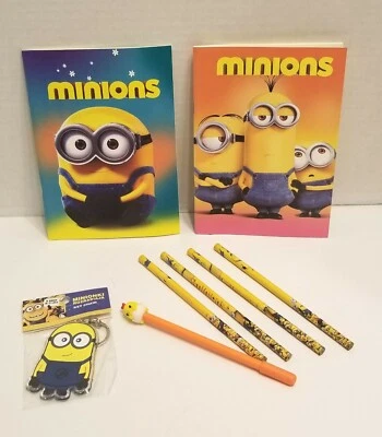 Minions, Gift Set (Pencil, Notebook, Plastic Keychain)  - Image 1 of 4
