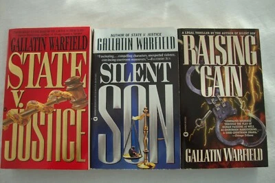 3 new LEGAL pb books GALLATIN WARFIELD mass market paperbacks LAWSON GARDNER set - Image 1 of 4
