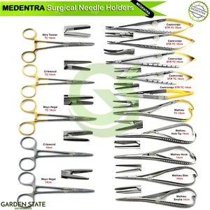 Surgical Dental Microsurgery Suture Needle Holder Driver Ophthalmic Forceps - Picture 1 of 18