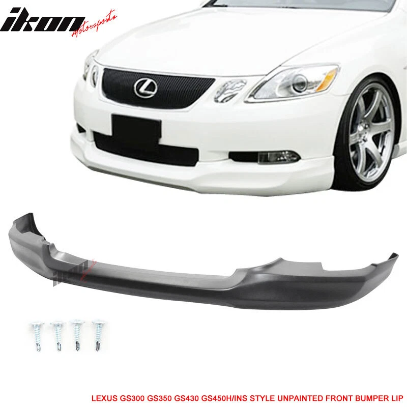 Fits 06-07 Lexus GS300 GS350 GS430 GS450h JDM VIP IN Style Front Bumper Lip PU - Изображение 1 из 4