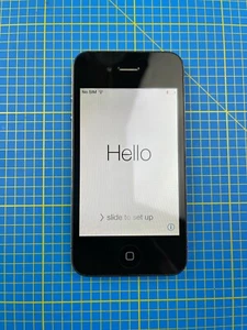 Apple iPhone 4 8GB Black - Vodafone - Read Description - Picture 1 of 2