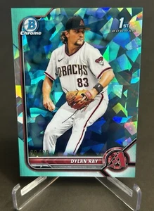 2022 Bowman Chrome 1st Dylan Ray Sapphire Aqua Refractor /20 BDC191 Diamondbacks - Picture 1 of 2