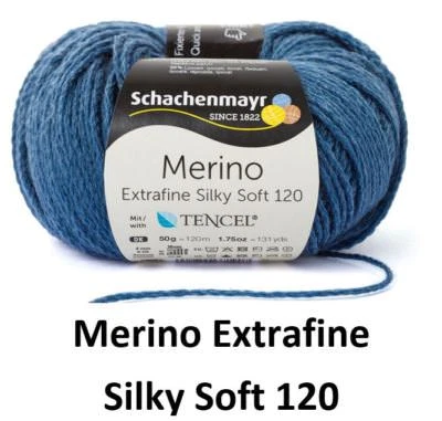Schachenmayr Merinowolle Extrafine Silky Soft 120  50g  9807567- ""SONDERPREIS"" - Bild 1 von 2