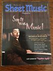 Sheet Music Magazine Lot Of 3 1998  Jan March And May