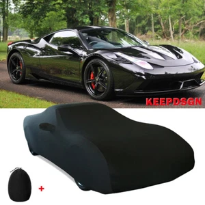 For Ferrari 458 Full Car Cover Stretch Satin Scratch Dustproof Indoor Protector - Picture 1 of 12