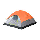 Tahoe Gear Powell 3 Person 3 Season Dome Camping Frame Tent, Green Orange (Used)