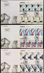 2008 Air Displays Set + Traffic Light Margins on First Day Covers, Farnborough - Picture 1 of 7