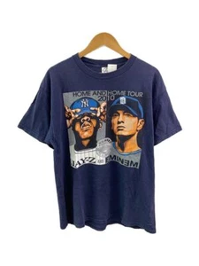 Used JAY-Z and EMINEM Cotton Navy T-Shirt from Other Brands, Size L - Picture 1 of 6