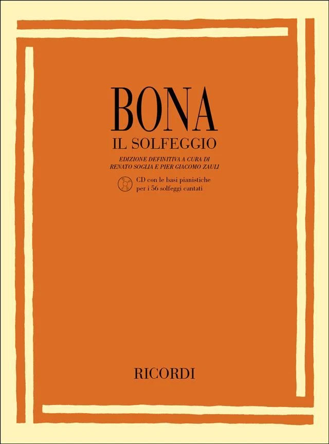 Ricordi il solfeggio con cd a cura di Soglia-Zauli Bona Pasquale