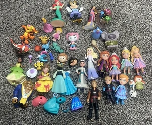 Lot Walt Disney Figuren Spielzeug Vintage gemischt Prinzessin Frozen Feen Aschenputtel - Bild 1 von 11