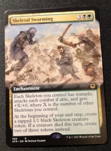 Skeleton Swarming - Extended Art - AFR - MTG - EN - NM - 389 - Picture 1 of 1