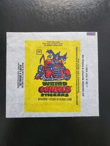 Scanlens Allens & Regina WEIRD WHEELS Wax Wrapper [Superb condition] - Picture 1 of 2