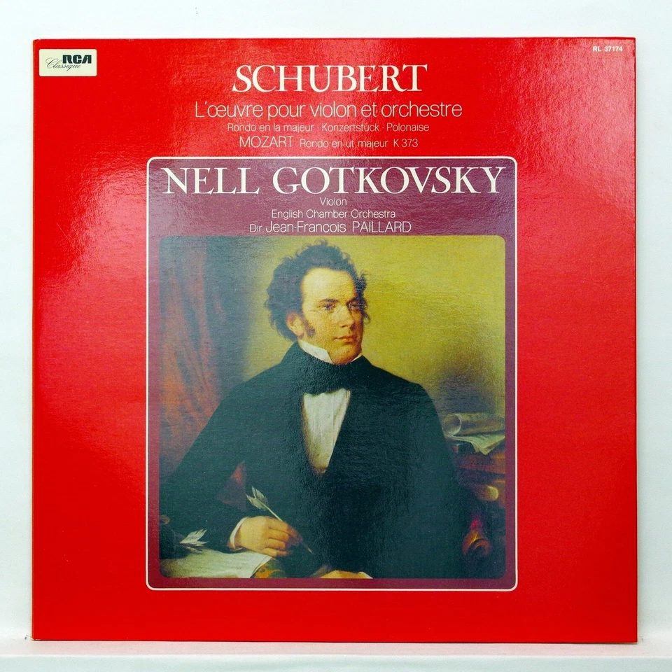 NELL GOTKOVSKY – SCHUBERT works for violin & orchestra RCA LP NM - Image 1 of 2