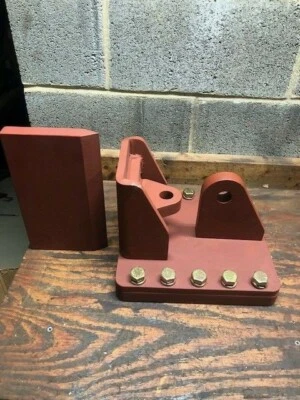 Log Splitter Slide Wedge Push Plate hydraulic cylinder Mount 8" beam clevis Mt - Image 1 of 4