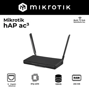 Mikrotik hAP ac3 Wireless Dual-Band Router with 5 GB Ethernet ports US Ver - Picture 1 of 4