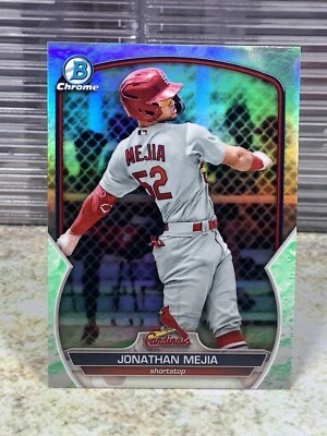 2023 Bowman Chrome #BCP-15 Jonathan Mejia Lunar Glow Refractor - Image 1 of 2