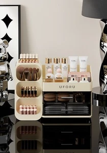 cosmetic storage box large size makeup skincare organizer multi-layer display - Picture 1 of 6