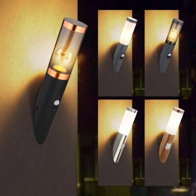 Außenlampe Wandleuchte Bewegungsmelder LED Fackellampe Gartenleuchte H 41 cm - Bild 1 von 2