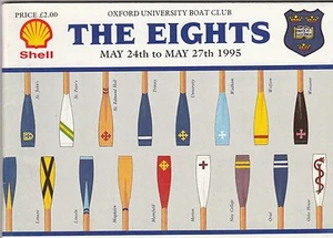 OXFORD UNIVERSITY BOAT CLUB 1995 PROGRAM "THE EIGHTS" - Picture 1 of 4