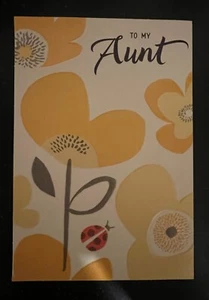 Neu aus altem Lagerbestand Neu Hallmark Muttertagskarte - Tante - Bild 1 von 4