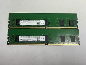Micron 16GB (2x8GB) 1RX8 PC4-2666V-RD1-11 ECC RAM 2666V MTA9ASF1G72PZ - Picture 1 of 1