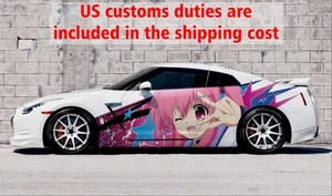 Autocollant sticker couleur couleur anime livrée manga autocollant graphique personnalisé pour voiture - Photo 1/6