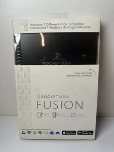 Rocketbook Fusion A5 Smart Notebook - Reusable Planner with 7 Page Styles & Pen - Picture 1 of 14