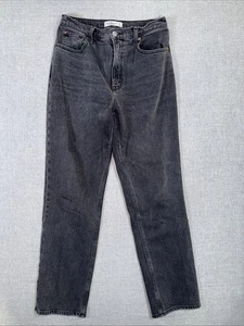 Abercrombie Fitch The 90s Straight Ultra High Rise Jeans Damen Gr. 28 6L schwarz - Bild 1 von 7
