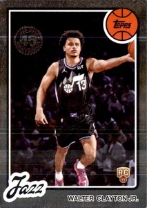 2025-26 Topps NBA - 45 Years Anniversary Walker Clayton Jr Spurs #80BK-64 - Bild 1 von 2