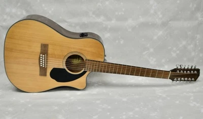 Fender CD-60SCE 12-string Dreadnought Acoustic Electric Guitar w/ Hard Case - Image 1 of 4