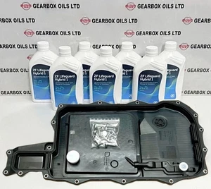 OEM ZF LANDROVER HYBRID 8 SPEED 8P75XPH GEN 3 AUTO GEARBOX SUMPPAN OIL 7L KIT - Picture 1 of 10