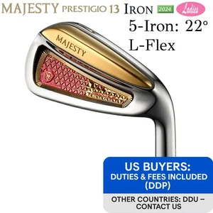 Ladies Majesty Prestigio XIII 13 5-Iron 22° Single Iron L-Flex TL760 w/Headcover - Picture 1 of 9