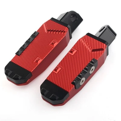 Rear Footrests Foot Pegs Pedal For Suzuki GSXR600/750 GSXR1300 Hayabusa Red - Image 1 of 4