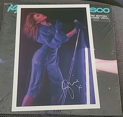 Kylie Minogue,DISCO, UK only,Excl. Ltd.TURQUOISE Transparent Vinyl, New Signiert - Bild 1 von 4