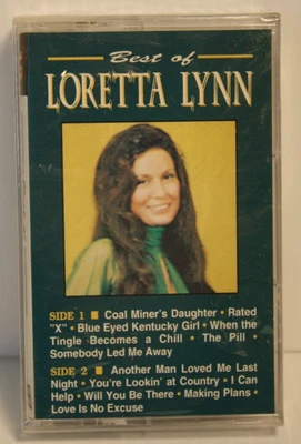 BEST OF LORETTA LYNN 12 HITS (CASSETTE, 1992) New, Sealed - Image 1 of 3
