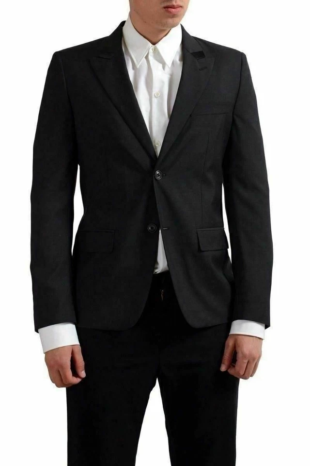 Blazer masculino Marc Jacobs 100% lã preto dois botões EUA 42 IT 52 - Imagem 1 de 4