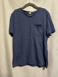 SHEIN- Short Sleeve V-Neck Tee - Heather Blue- Youth Size 10Y - Picture 1 of 3